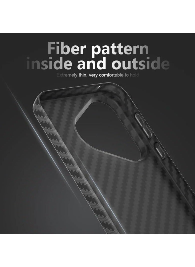 general Case Compatible with Huawei P70 Pro Case, Carbon Fiber PC Case Thin Anti Fingerprint Heat Dissipation Hard Back Cover Shell for Huawei P70 Pro - Image 5