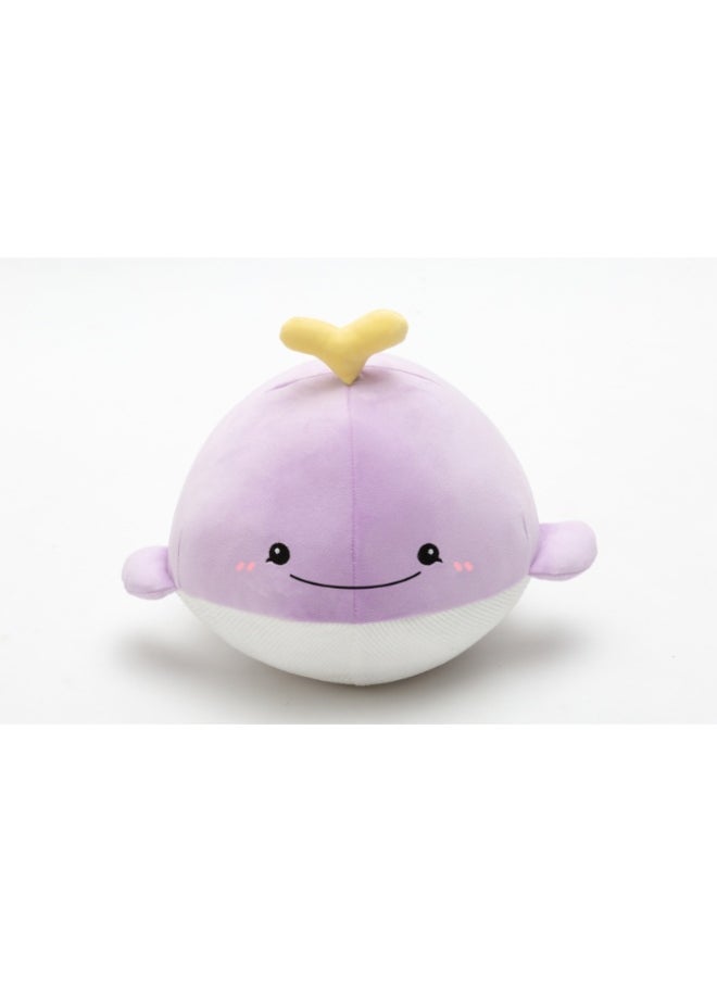 Miniso MINISO Ocean Series 4.0 10in. Plush Toy (Whale) – Cute and Soft Whale-Shaped Plush Toy for Kids and Collectors 