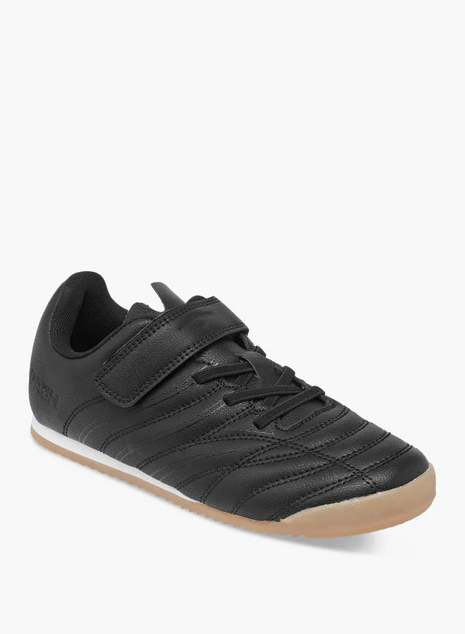 داش Boys Solid Sports Shoes with Hook and Loop Closure