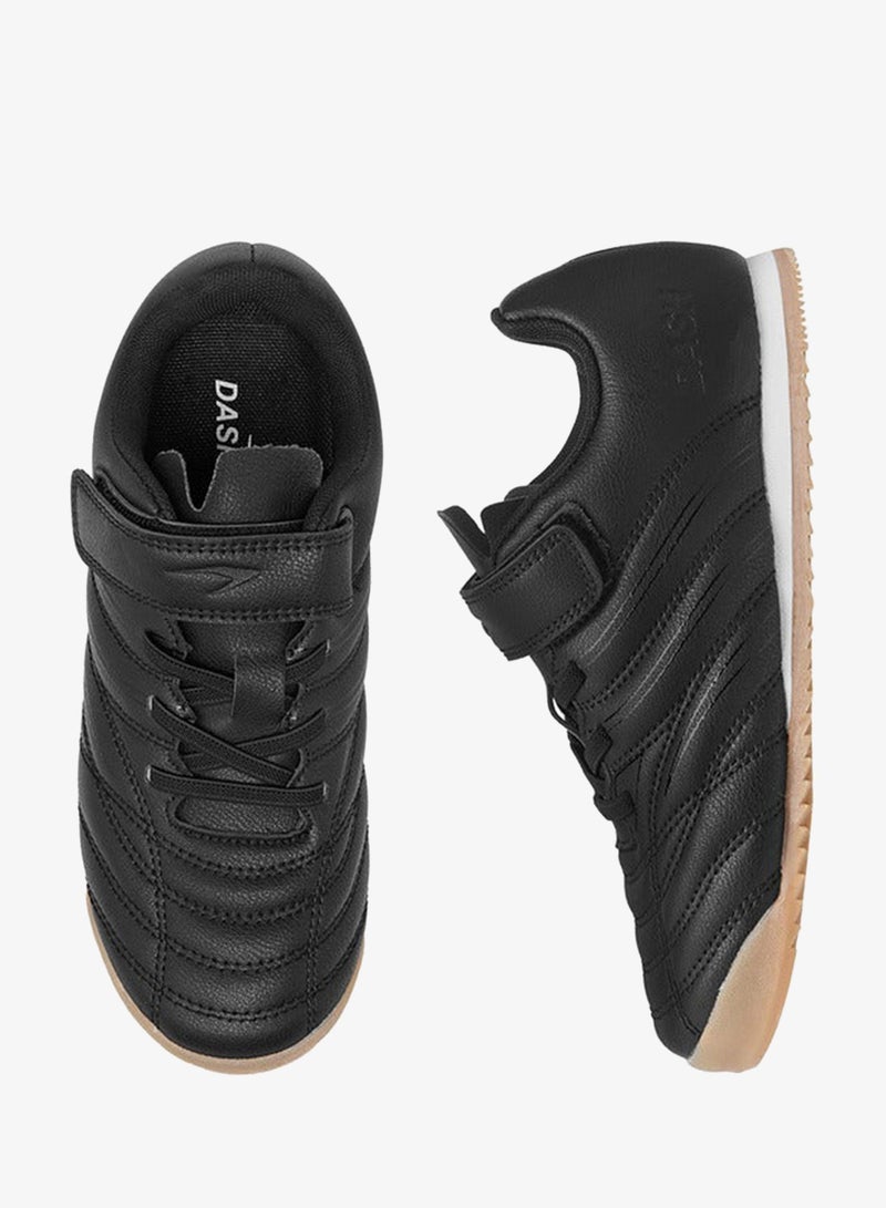 Dash Boys Solid Sports Shoes with Hook and Loop Closure - Image 3