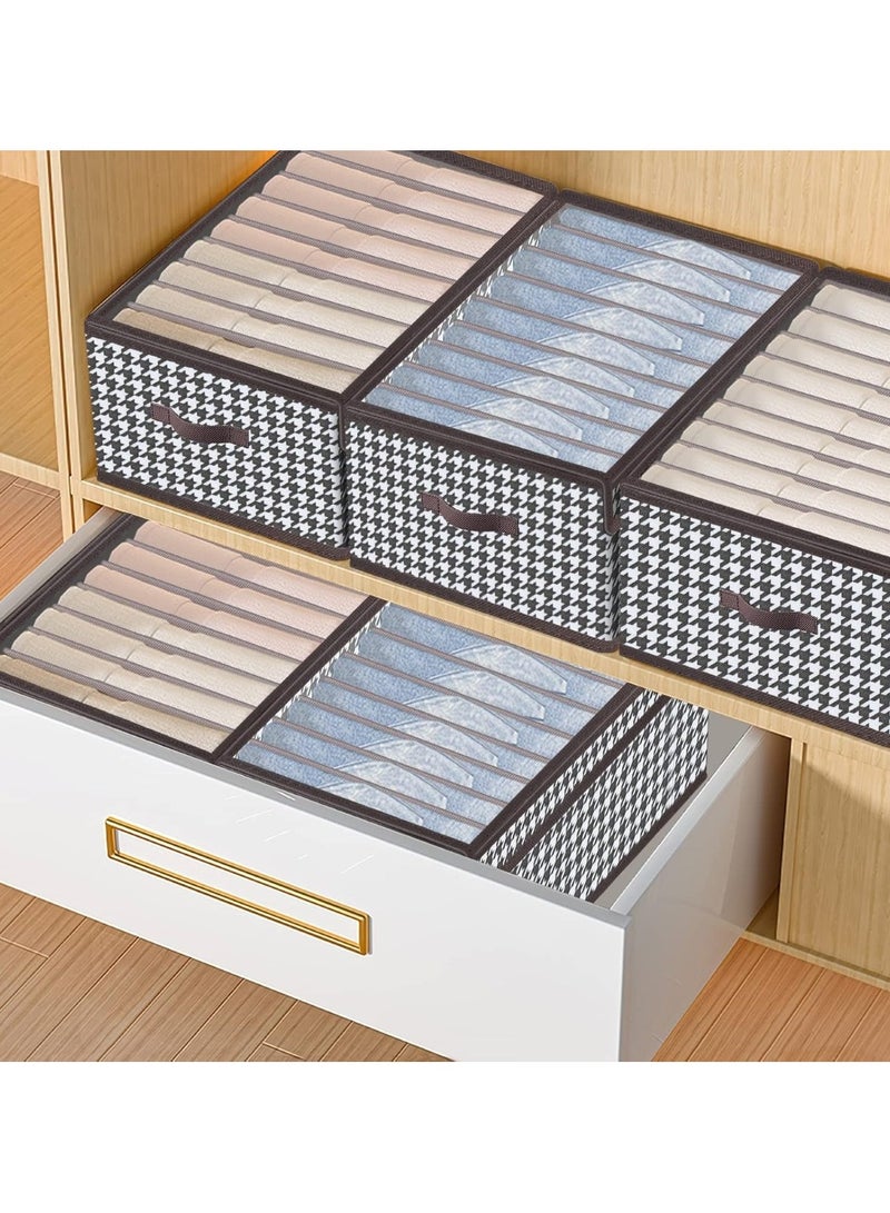 Pack Of 3 Foldable Fabric Storage Box with Steel Handle 44cm x 30cm x 20cm  - Image 3