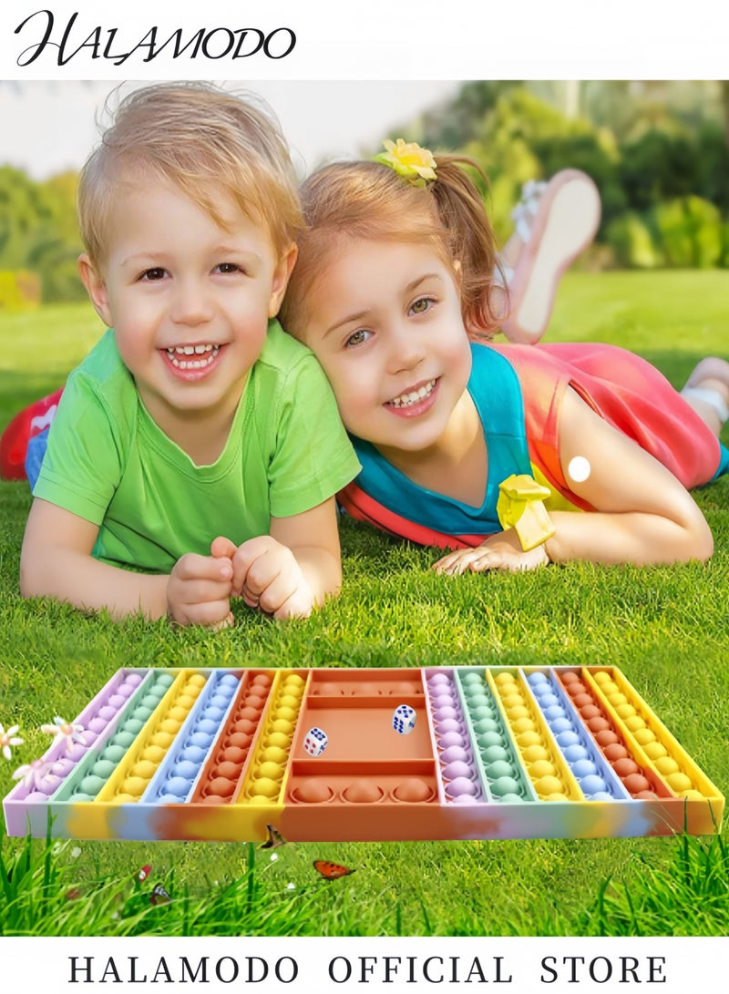 HALAMODO Pop Fidget Sensory Toys Set Autism Special Needs Stress Relief Silicone Pressure Relieving Toys Durable & Washable Soft Silicone Squeeze Fidget Toy for Kids Children Adults  - Image 3