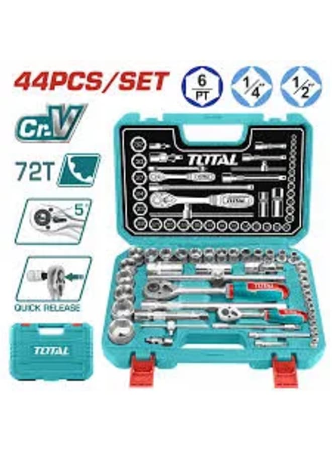 TOTAL Bit Set 44 Pieces Quarter & Half Inch - Image 2