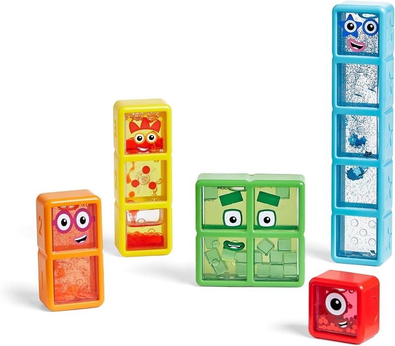 hand2mind hand2mind Numberblocks One to Five Sensory Bottles Numbers for Toddlers Counting Toys Calming Sensory Toys Calm Down Corner Supplies Social Emotional Learning Easter Basket Stuffers for Kids - Image 2