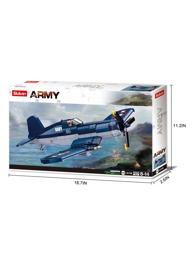 Sluban Sluban WWII-F4U Fighter 550pcs  - Image 5