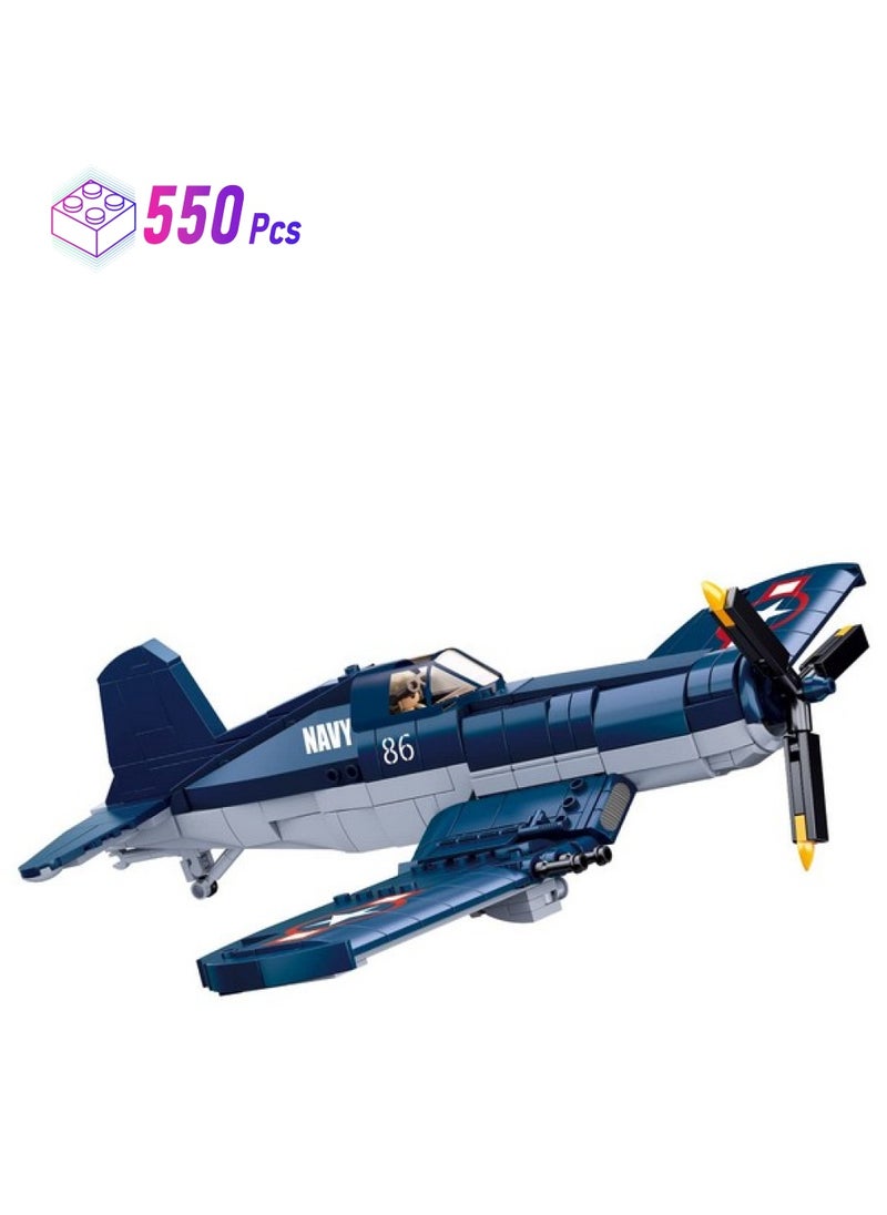 Sluban Sluban WWII-F4U Fighter 550pcs  - Image 1