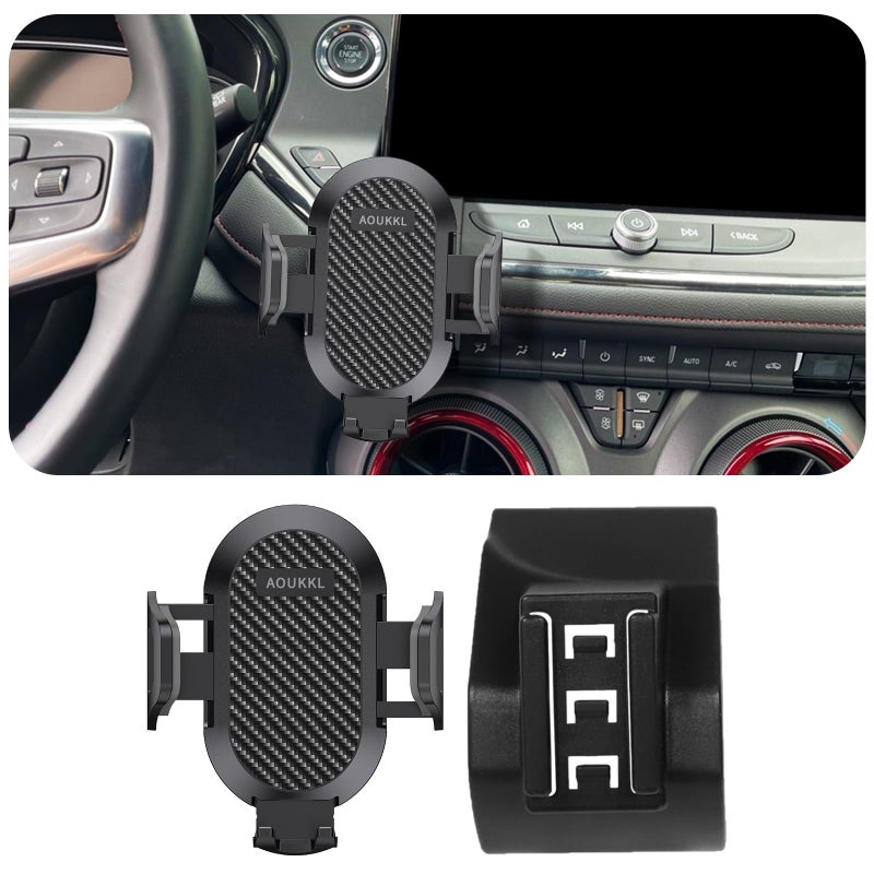 AOUKKL Car Phone Holder Fits for Chevrolet Blazer 20192025 Only Fits for 10inch ScreensThick Cases FriendlyCell Phone Mount for 477 in Phones360 Degree RotationEasy to Install - Image 2