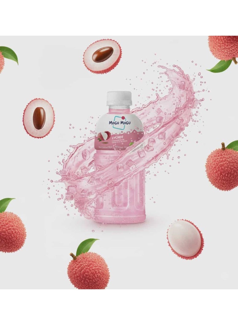 موجو موجو مشروب موجو موجو بنكهة الليتشي مع قطع نتا دي كوكو، عبوة من 2 قطع، 320 مل - Image 4