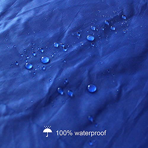 Coldwind Mattress Bags for Storage & Moving, Waterproof Mattress Cover with Heavy Duty Handles, Strong Zipper, Reusable Queen Size Blue Mattress Storage Bag - Image 5