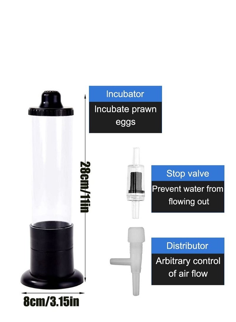 Brine Shrimp Eggs Incubator, Artemia Eggs Hatchery Kit, DIY Aquarium Fish Tank Hatch Tool, Fish Tank Shrimp Breeding Hatcher, for Aquarium Brine Shrimp Eggs