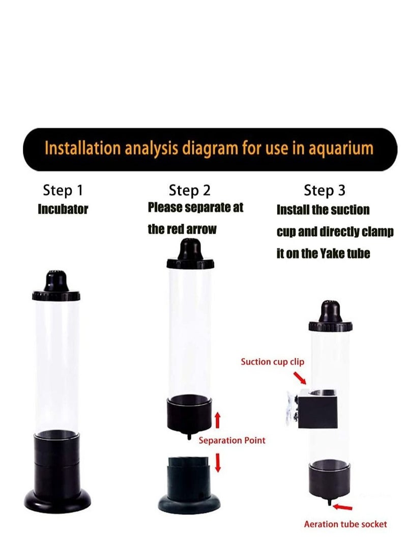 Brine Shrimp Eggs Incubator, Artemia Eggs Hatchery Kit, DIY Aquarium Fish Tank Hatch Tool, Fish Tank Shrimp Breeding Hatcher, for Aquarium Brine Shrimp Eggs
