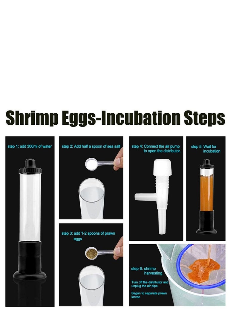Brine Shrimp Eggs Incubator, Artemia Eggs Hatchery Kit, DIY Aquarium Fish Tank Hatch Tool, Fish Tank Shrimp Breeding Hatcher, for Aquarium Brine Shrimp Eggs
