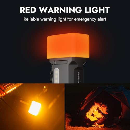 WUBEN AC3 Flashlight Diffuser Durable, Lamp Caps for X2Pro/X4 Flashlight, for Camping, Emergencies and Outdoor (Orange) - Image 2