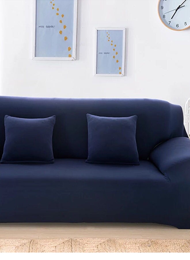 Loquat Three Seater Sofa Cover Blue