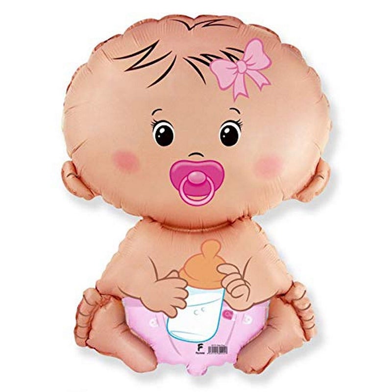 LA Balloons 901752 Baby Pink Foil Balloon 26 Baby Pink Pack of 1