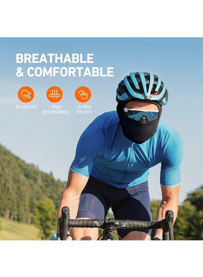 3 قطع بالاكلافا قناع الوجه ، قابل للتعديل يندبروف الغبار حماية من الأشعة فوق البنفسجية غطاء الوجه للرجال النساء التزلج على الجليد ركوب الدراجات المشي لمسافات طويلة ، لعبة قناع لخلع الملابس والأزياء ، - Image 3