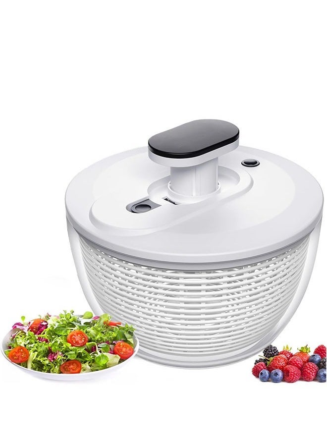 Arabest Vegetable Dehydrator,Salad Fruit Spinner,Household 6L Dehydrator,Kitchen Vegetable Accessories Drain,Salad Basket - Image 1
