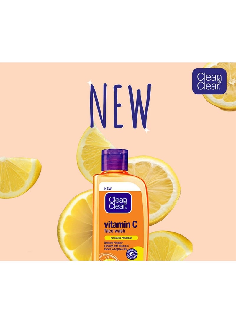 Clean & Clear Vitamin C Face Wash 50ml - Image 2