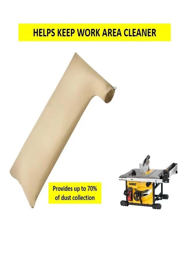 OYSTERBOY Table Saw Anti Dust Bag Wood Ash Collection Bag with Zipper Compatible with Bosch/Dewalt/Ryobi/Makita/Porter Cable/Craftsman/RIGID/Metabo/Kobalt/Skilsaw/Delta - Image 2