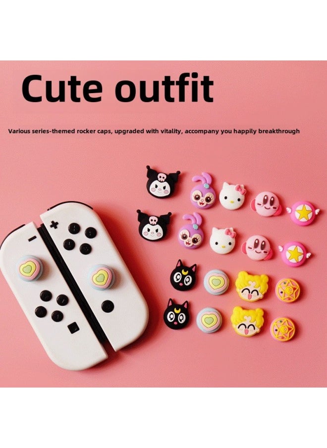 Generic Nintendo SWITCH Rocker Cap Ns Handle Cute Button Lite Rocker Cap OLED Silicone Cap Peripheral Accessories-Product Color:141  - Image 2