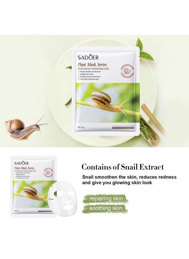 Mond'sub - MOND'SUB SADOER Face Sheet Mask Bundle with 8 Facial Skin Care Sheet Masks | Hydrating, Radiance Boost,Calming, Moisturizing, Balancing - For All Skin Types,Both Men & Women - Image 1