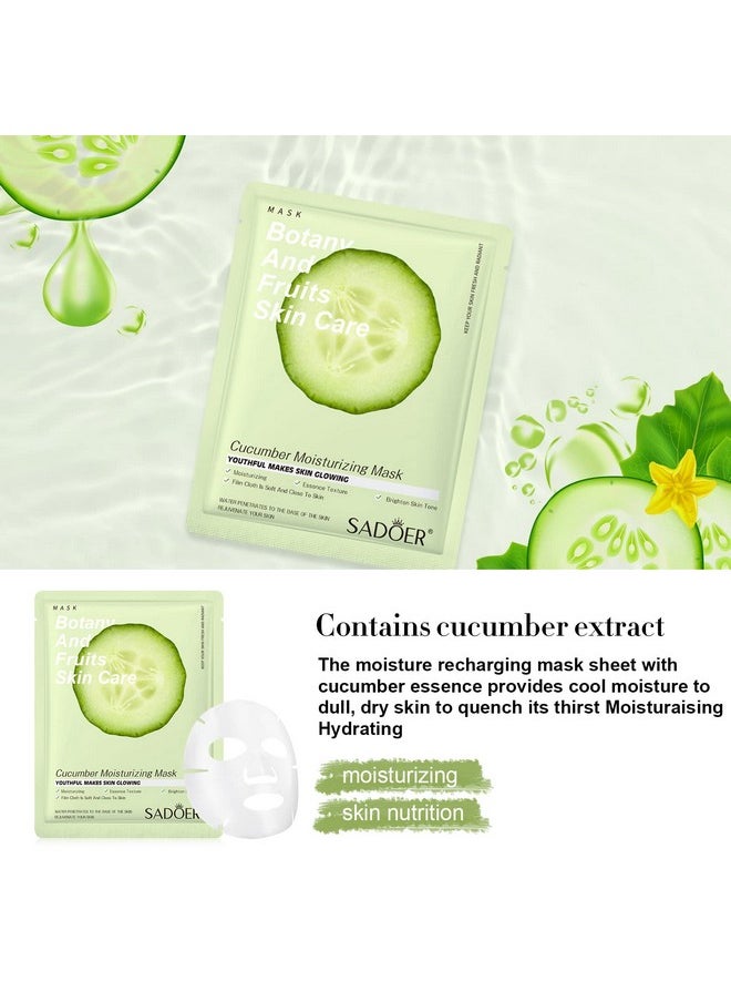 Mond'sub - MOND'SUB SADOER Face Sheet Mask Bundle with 8 Facial Skin Care Sheet Masks | Hydrating, Radiance Boost,Calming, Moisturizing, Balancing - For All Skin Types,Both Men & Women - Image 1