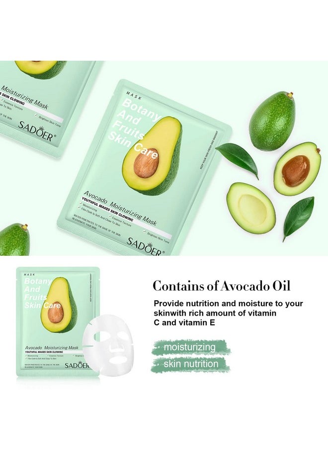 Mond'sub - MOND'SUB SADOER Face Sheet Mask Bundle with 8 Facial Skin Care Sheet Masks | Hydrating, Radiance Boost,Calming, Moisturizing, Balancing - For All Skin Types,Both Men & Women - Image 1