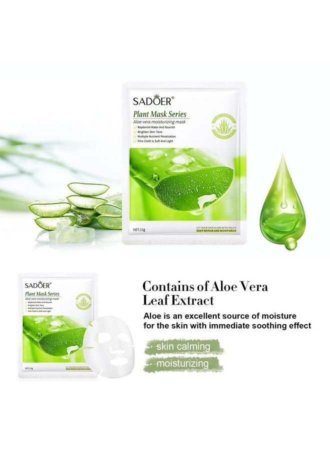 Mond'sub - MOND'SUB SADOER Face Sheet Mask Bundle with 8 Facial Skin Care Sheet Masks | Hydrating, Radiance Boost,Calming, Moisturizing, Balancing - For All Skin Types,Both Men & Women - Image 1