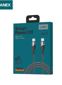 Lanex Smart Power Off Cable Type C To Type C  LS42CC - pzsku/Z69FECE75858FB43EAA24Z/45/_/1739196990/610707eb-e0a6-4fba-bfaa-2e40427f3f35