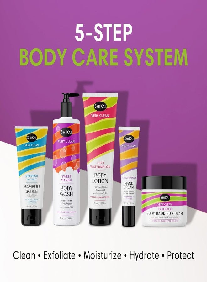 ShiKai Very Clean Moisturizing Body Barrier Cream (Lavender, 4.5 oz) | Hydrating Barrier for the Skin | With Niacinamide, Ceramides, Shea Butter - Image 4