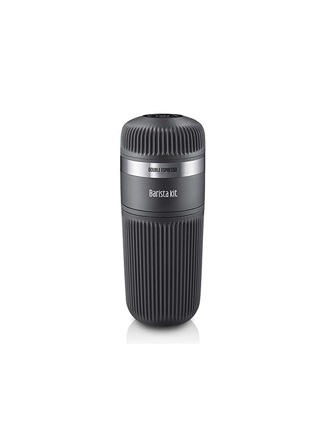 Barista Kit With Accessories Of Nanopresso Prtable Mini Esspresso Coffee Maker For Travel, Camping, Office