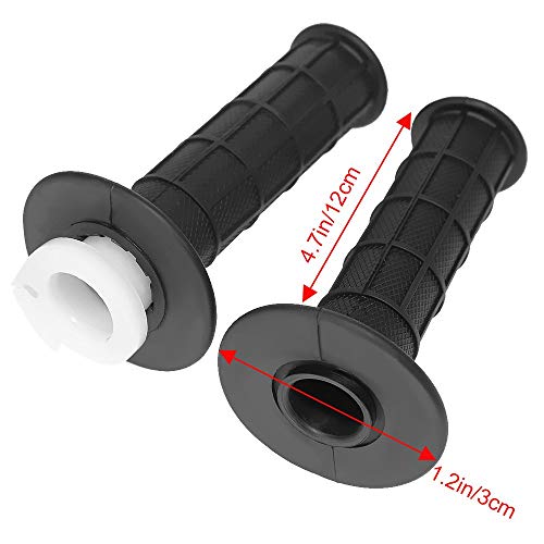 Anxingo 7/8" Twist Throttle Handle Kit with Handle Grip Cable Throttle Clamp, for Dirt Bike Quad ATV Pit 50cc 125cc 150cc 250cc 125cc 140cc 4-Stroke Mini Bike Pocket Bike - Image 2