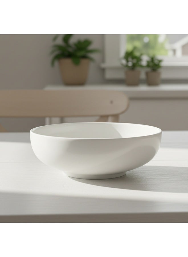 كويزين أرت أوعية من البورسلين الفاخر من كويزين آرت EFE، مقاس 5.5 بوصة (مجموعة من 6 قطع) | أوعية دائرية بيضاء فاخرة (14 × 14 × 5 سم) | أوعية خفيفة الوزن من البورسلين مناسبة للحساء والحبوب والوجبات الخفيفة والحلويات والاستخدام اليومي. - Image 4