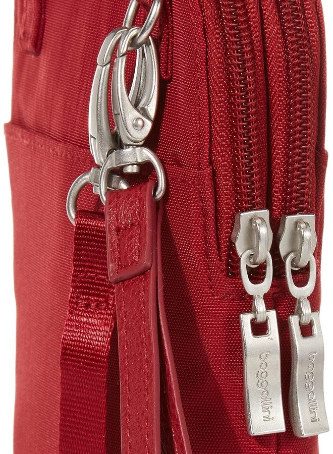 Baggallini womens Take Two RFID Bryant Crossbody, Ruby Red, One Size US - Image 4