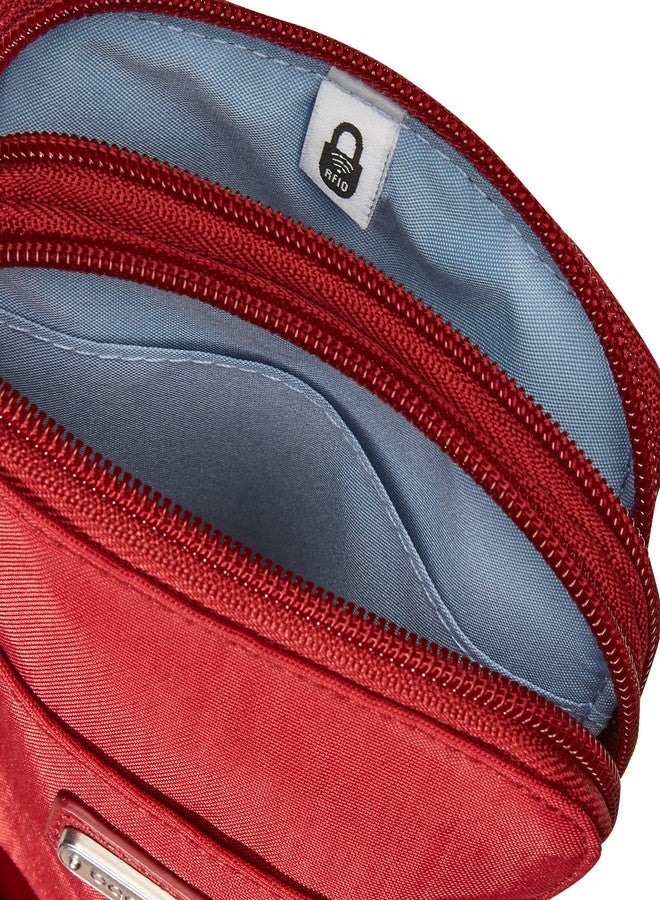 Baggallini womens Take Two RFID Bryant Crossbody, Ruby Red, One Size US - Image 5