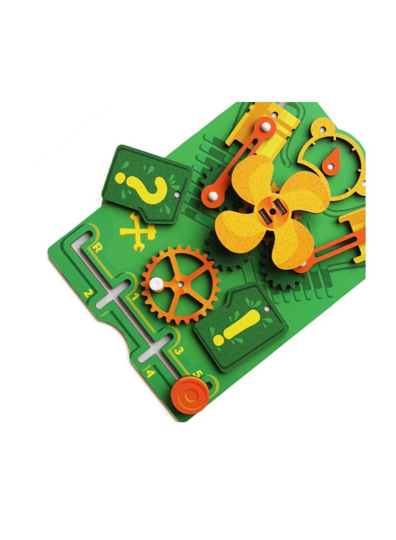 فوفا لوح تعليمي خشبي FOFA - ألعاب المحرك للأطفال الذين تتراوح أعمارهم بين 3+ سنوات - Image 3