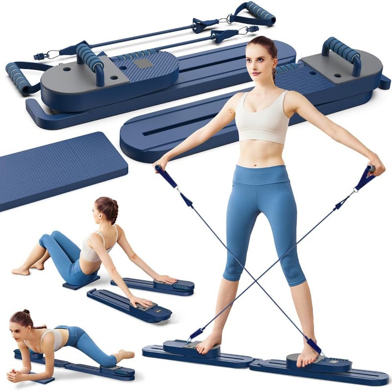ETG Pilates Board – Pilates Reformer Set, 6-in-1 Pilates Board for Home Workout, Portable Multi-Functional Portable Reformer with Timer/Counter/Calorie Counter for Women - Image 2