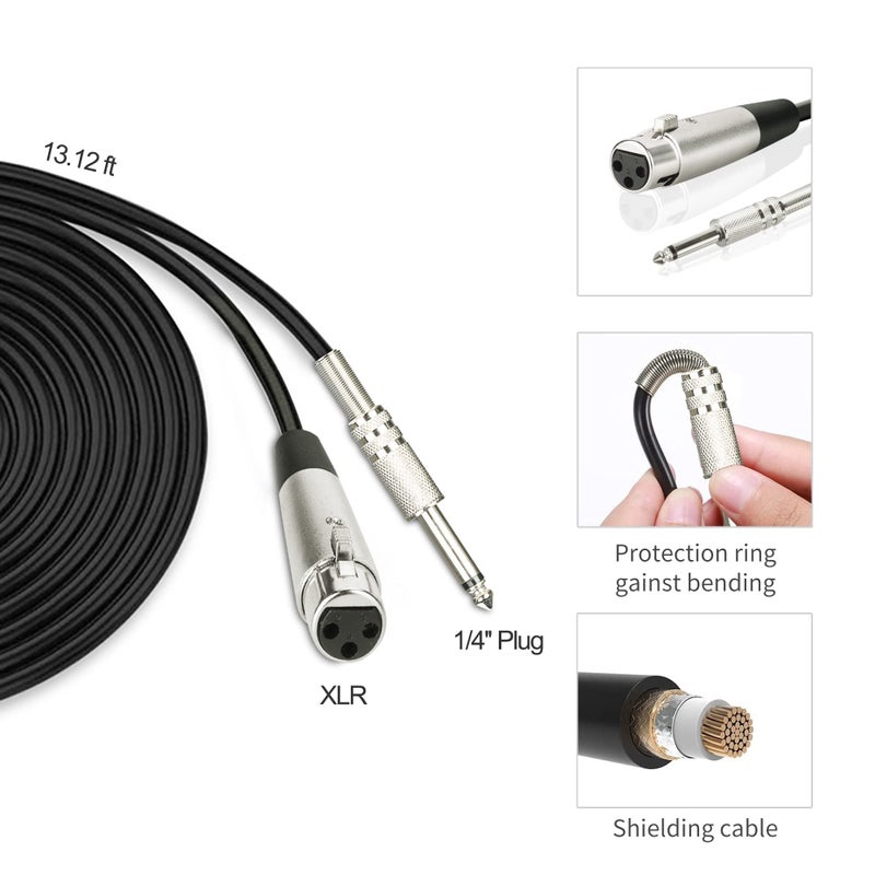Marengo Handheld Dynamic Microphone for Karaoke Singing, Wired XLR Microphone with On and Off Switch and 13ft Detachable XLR Cable - Image 5