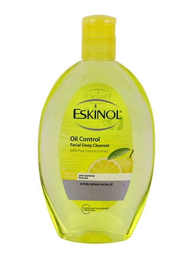 Eskinol - Facial Deep Cleanser Oil Control With Pure Lemon Extract 225ml - Image 1