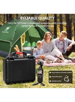 Y&D NALACAL Hard Case for Pocket 3, Multifunctional Portable Waterproof DJI 3 Creator Combo Camera Accessories  - Image 5
