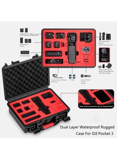 Y&D NALACAL Hard Case for Pocket 3, Multifunctional Portable Waterproof DJI 3 Creator Combo Camera Accessories  - Image 2
