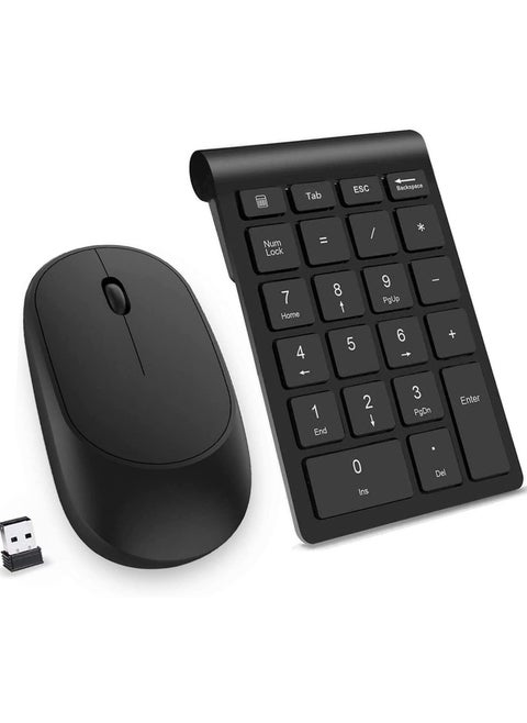 مجموعة لوحة المفاتيح والماوس اللاسلكية المحمولة فائقة النحافة 2.4 جيجا هرتز USB لاسلكي رقمي رقمي رقمي ومجموعة ماوس