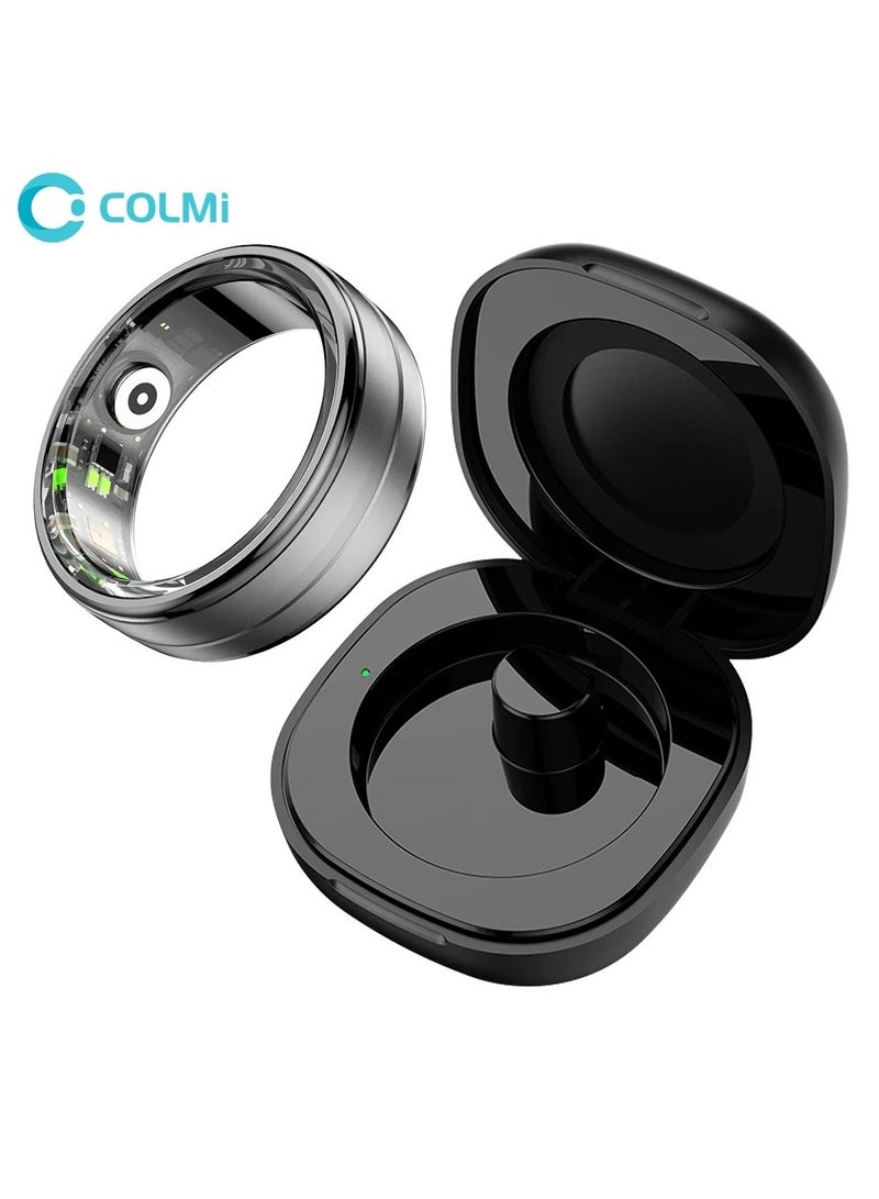 COLMI R06 Smart Ring with Charging Case for Men Women, Heart Rate and Oxygen Monitor IP68  5ATM Waterproof, Sport - Image 1