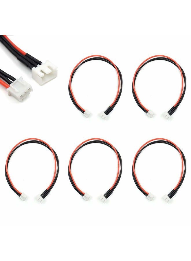 elechawk JST-XH 2S Balance Plug Extension Lead Wire 200mm 5 PCS for LiPo Battery Balance Charging 22AWG Silicone - Image 1
