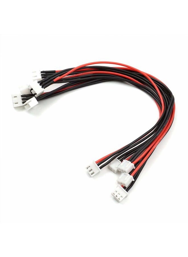 elechawk JST-XH 2S Balance Plug Extension Lead Wire 200mm 5 PCS for LiPo Battery Balance Charging 22AWG Silicone - Image 2