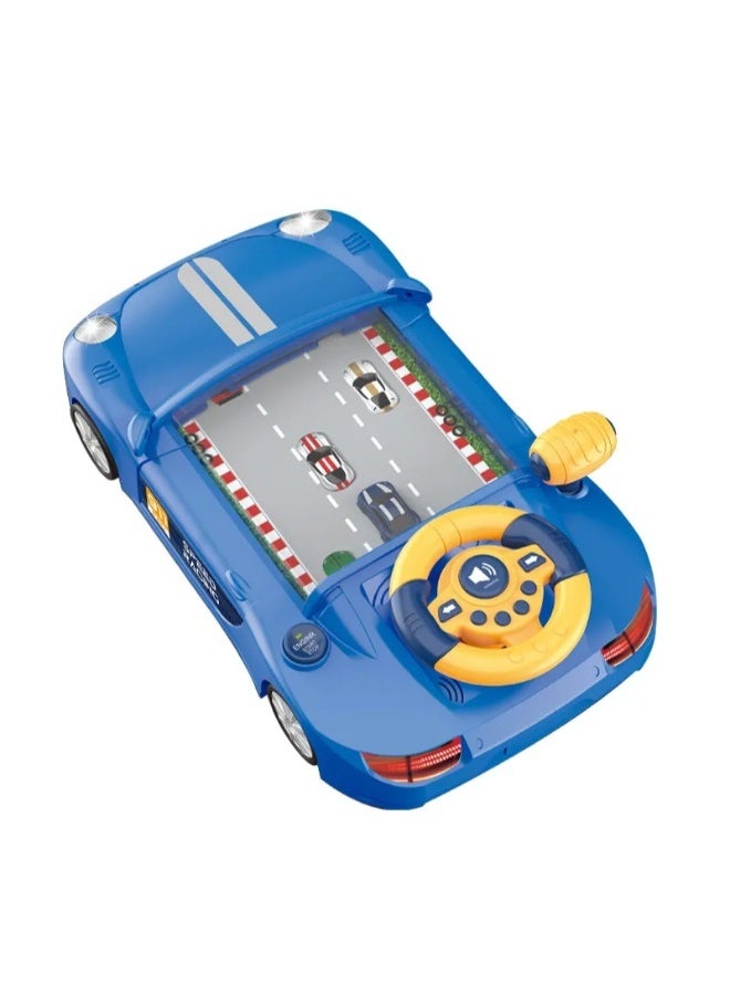 TOY GARDEN Racing Car Adventure Toy with Steering Wheel – Interactive Driving Simulation Game for Kids with Lights, Sound & Racing Track - Image 1