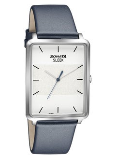 Sonata Quartz Analog Leather Strap Watch for Men