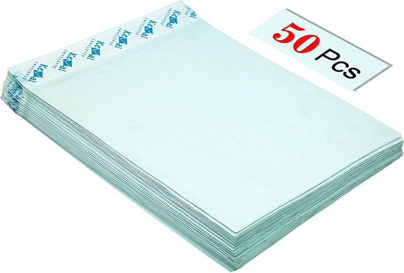 DAHSHA A4 Size Cloth Lined Courier Envelope | Self-Seal Business Catalogue Document Pouch for Invitations, Post & Office Use – 12 x 10 Inches (Pack of 50) - Image 1