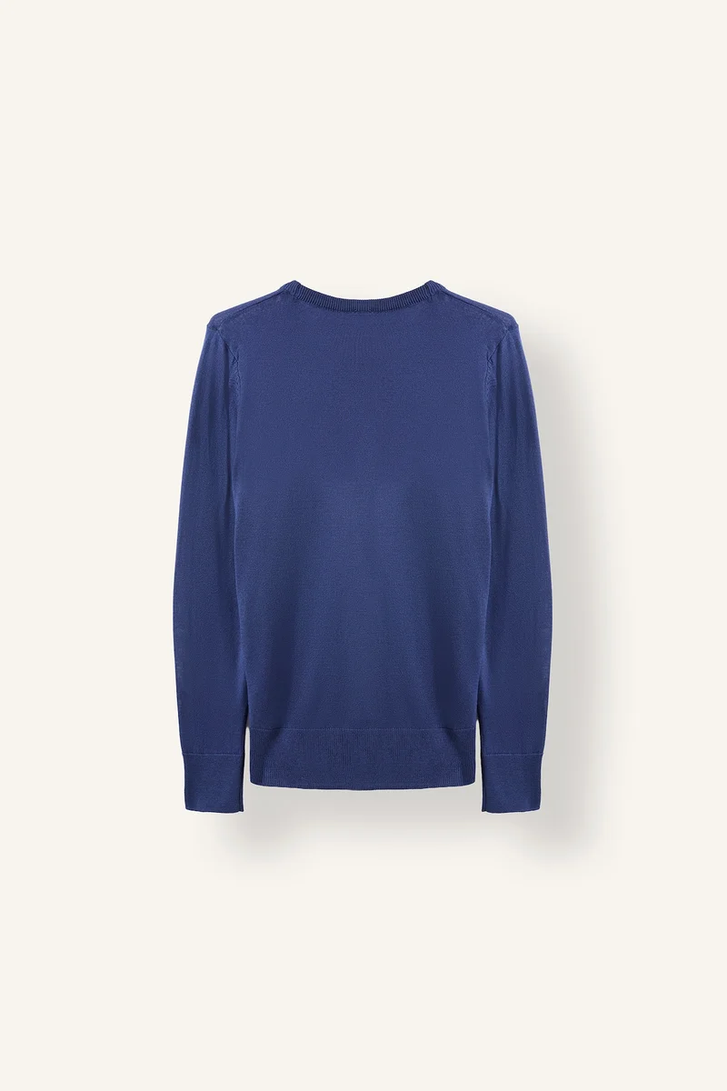 ديفاكتو Regular Fit Crew Neck Pullover