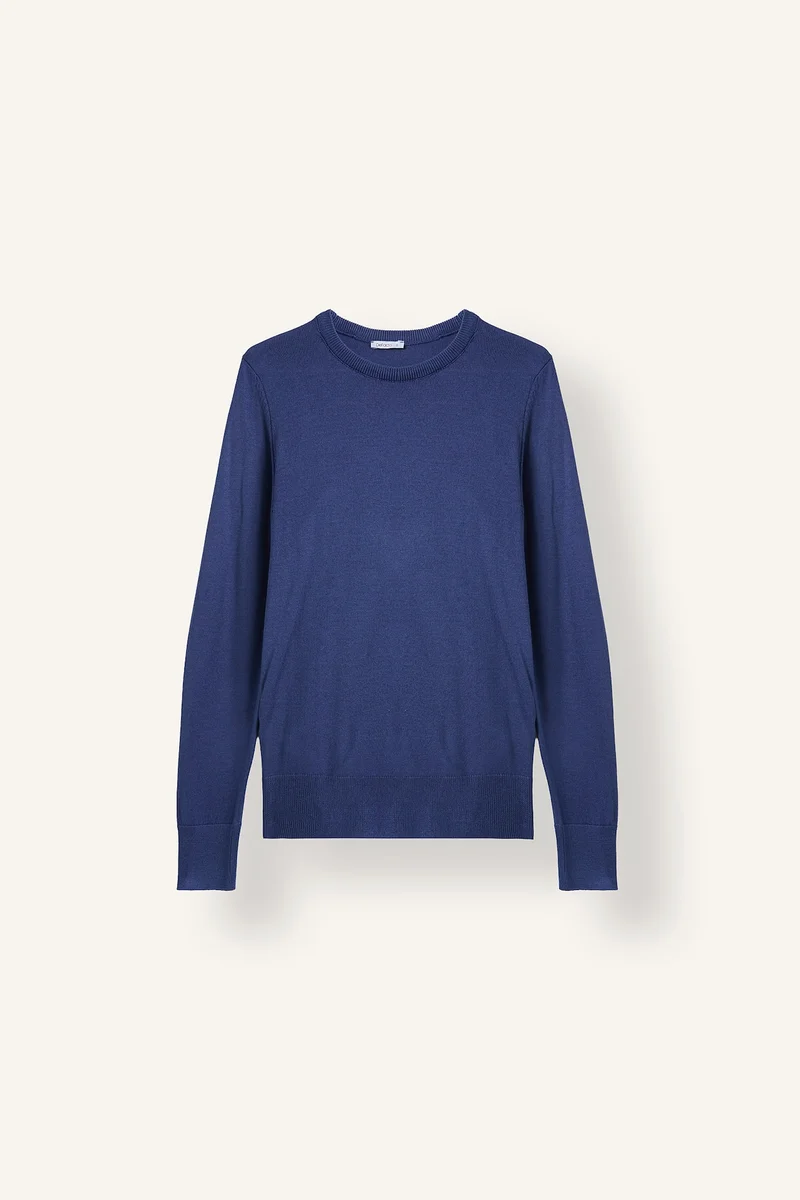 ديفاكتو Regular Fit Crew Neck Pullover